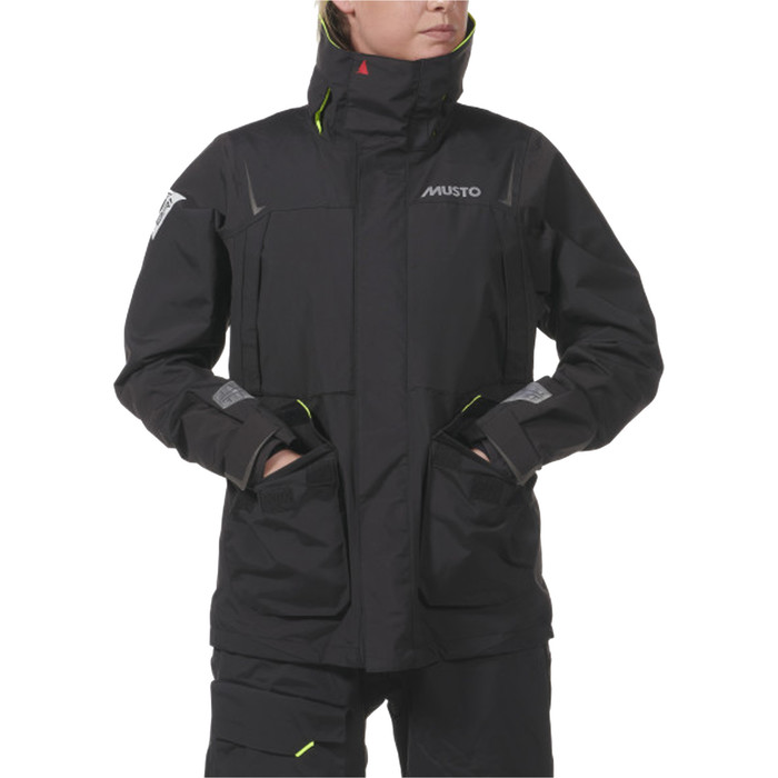 2024 Musto Mujer Br1 Chaqueta Channel 82405 - Negro